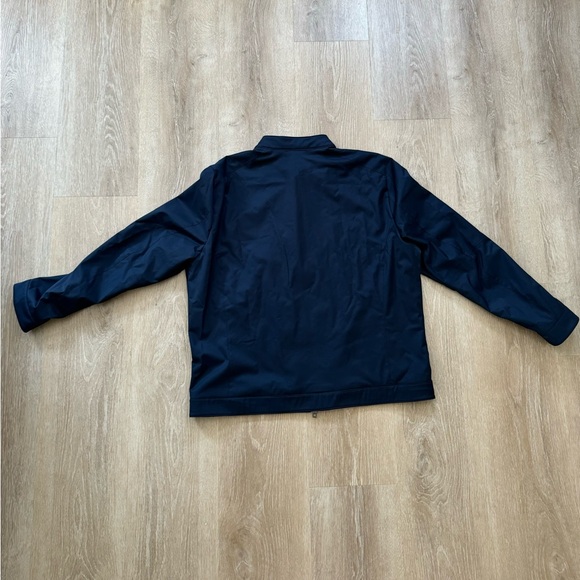 Navy blue lightweight jacket with a zipper - Picture 6 of 9